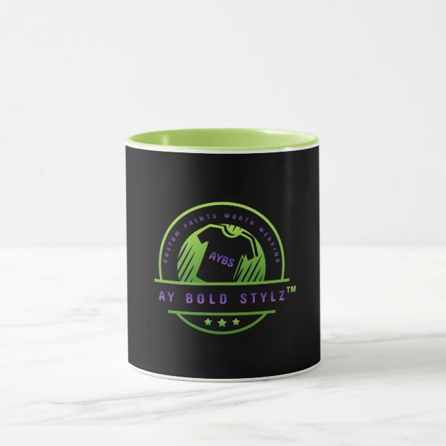 Farbiger Becher  Tasse (Zentrum)