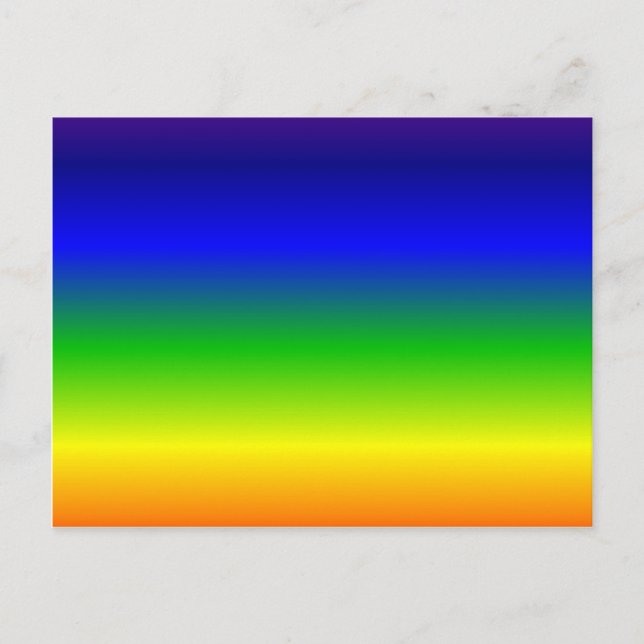 Farbiger, benutzerdefinierter Designer Postkarte (Vorderseite)