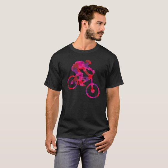 farbiger Biker T-Shirt