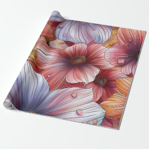 Farbiger Bleistift Geschenkpapier