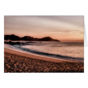 Farbiger Cabo-Sonnenuntergang