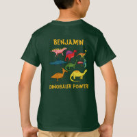 Farbiger Cartoon Dinosaurier mit Individuelle Name