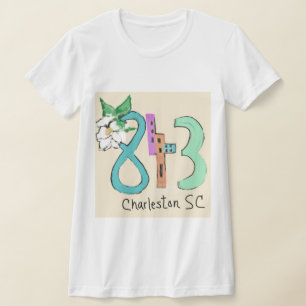 Farbiger Charleston South Carolina-Code T-Shirt