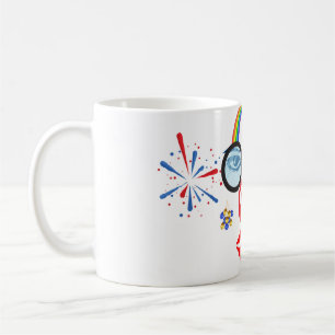 Farbiger Clown Kaffeetasse