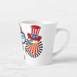 Farbiger Clown Milchtasse