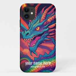 FARBIGER, COOLER RAINBOW-DRAGON ZEICHNEND Case-Mate iPhone HÜLLE
