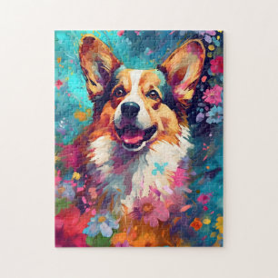 Farbiger Corgi