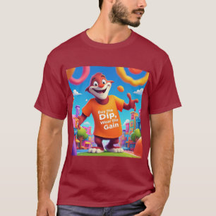 Farbiger Crypto-T - Shirt für Anleger