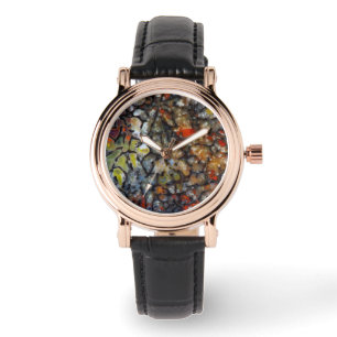 Farbiger Dinosaurier-Knochen Armbanduhr