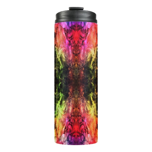Farbiger Eis zwei Thermosbecher (Vorderseite)