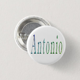 Farbiger entworfener Antonio-Name, Button