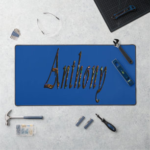 Farbiger Entwurf Anthony Name, Schreibtischunterla Schreibtischunterlage