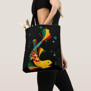farbiger Fisch "n blubbles Tasche