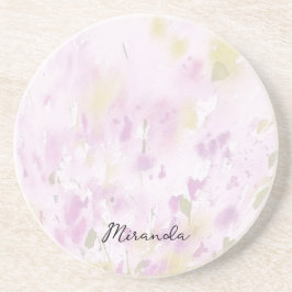 Farbiger Frühling Sommer Flora Boho Garden Getränkeuntersetzer