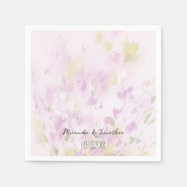 Farbiger Frühling Sommer Flora Boho Garden Serviette