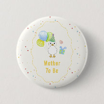 Farbiger Gänseballon Baby Shower Mutter in spe
