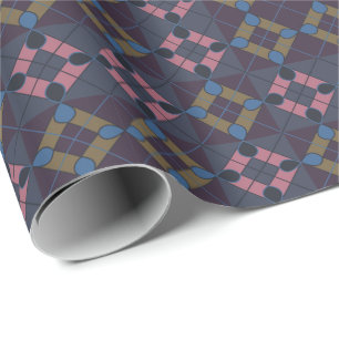Farbiger geometrischer Diamant Geschenkpapier