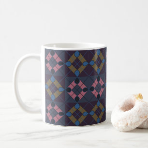 Farbiger geometrischer Diamant Kaffeetasse