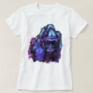 Farbiger Gorilla T-Shirt