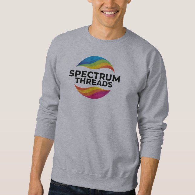 Farbiger Grafik-Pullover für kreativen Stil Sweatshirt (Vorderseite)