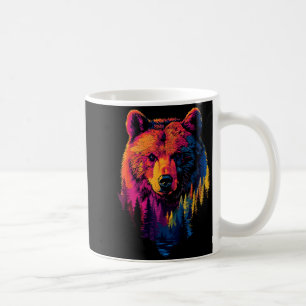 Farbiger Grizzly Kaffeetasse