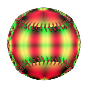 Farbiger grüner und roter Tartan Baseball