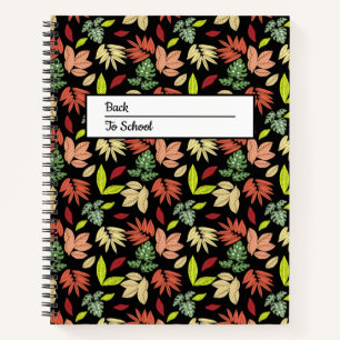 Farbiger Herbst Notizbuch