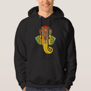 Farbiger Herr Ganesha Elefant Schöner Indischer St Hoodie