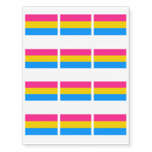 Farbiger Hintergrund des Pansexual Pride Flag