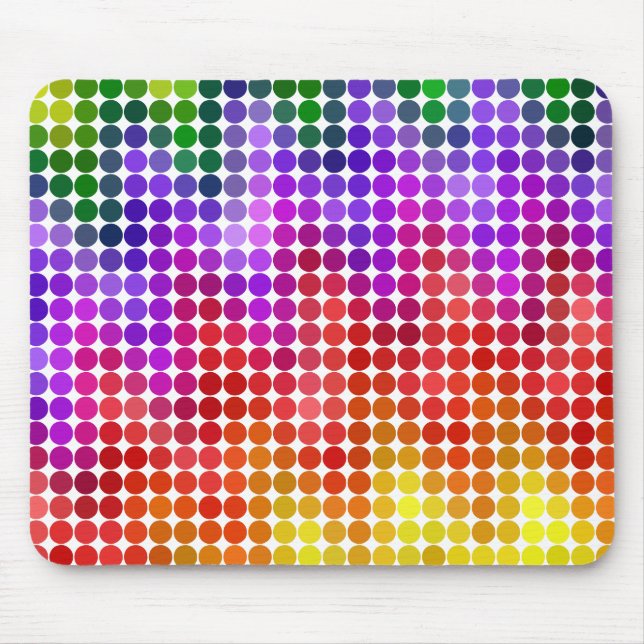 Farbiger Hintergrund Mousepad (Vorne)