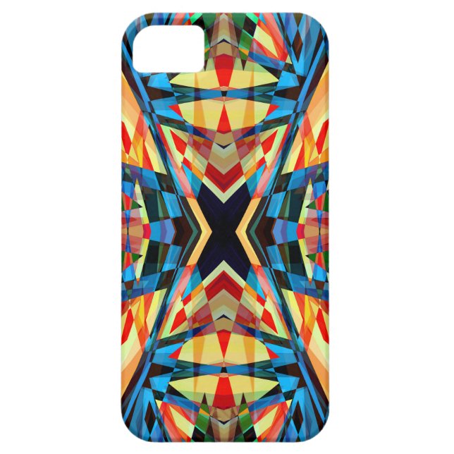 Farbiger Kaleidoskop-Hintergrund Case-Mate iPhone Hülle (Rückseite)