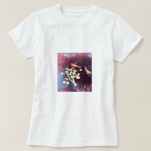 Farbiger Koi-Fisch Japanischer Fischteich T-Shirt