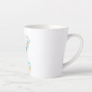 Farbiger Koi-Fisch-Überfluss-Kaffeebecher Milchtasse