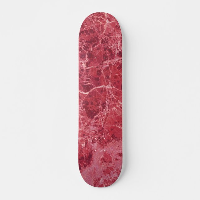 Farbiger Korallenmarmor Skateboard (Vorne)