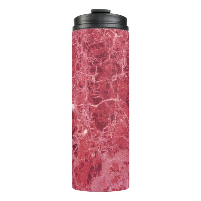Farbiger Korallenmarmor Thermosbecher (Vorderseite)