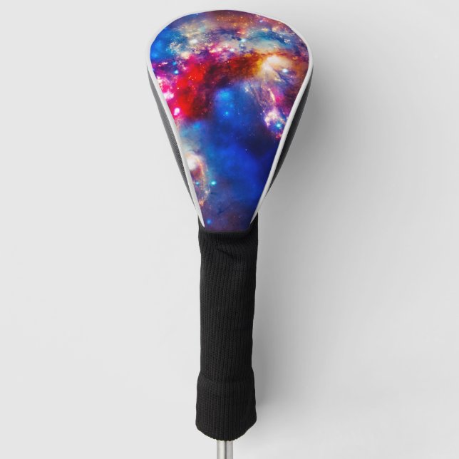Farbiger Kosmos Golf Headcover (Vorderseite)