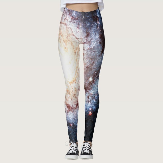 Farbiger Kosmos Leggings (Vorderseite)