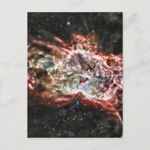 Farbiger Kosmos Postkarte