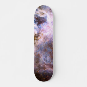 Farbiger Kosmos Skateboard