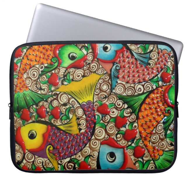 Farbiger Laptop-Sieb Laptopschutzhülle (Vorderseite)