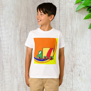 Farbiger lebhafter Lieferwagen T-Shirt