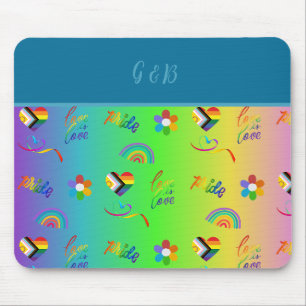 farbiger lgbtq Gay Pride Monat Mousepad