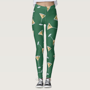 Farbiger Mittelmeer-Sommer-Collage-Stil Ci Leggings