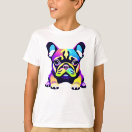 Farbiger Mops Hund Welpe T-Shirt