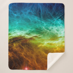 Farbiger Nebel-Hintergrund, abstrakt, Astronom Sherpadecke