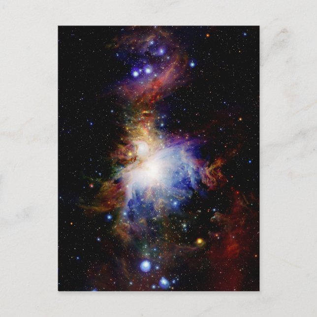 Farbiger Nebel Postkarte (Vorderseite)