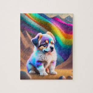 Farbiger Niedlicher Hund