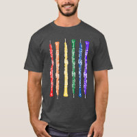Farbiger Oboe-Oboist-Spieler Doppelreed
