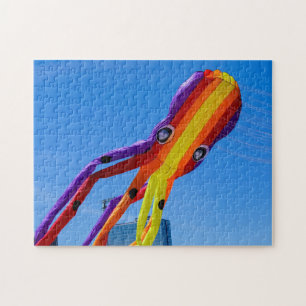Farbiger Oktopus Kite Jigsaw Puzzle