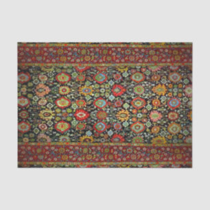 Farbiger Orientalischer Rug-Look Seidenpapier